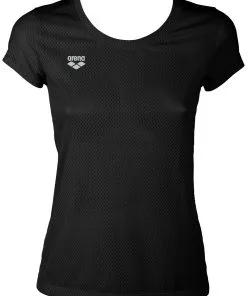 Tee-Shirt Arena W Gym S/S Mesh Solid Black