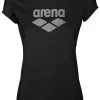 Tee-Shirt Arena W Gym S/S Logo Black -Combinaisons Hommes Mrillots Oe Bain soldes 000937 500 w gym ss logo 005 f s