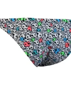 Bas De Maillot De Bain Femme Arena Real Brief White Multi -Combinaisons Hommes Mrillots Oe Bain soldes 001113 101 back 0