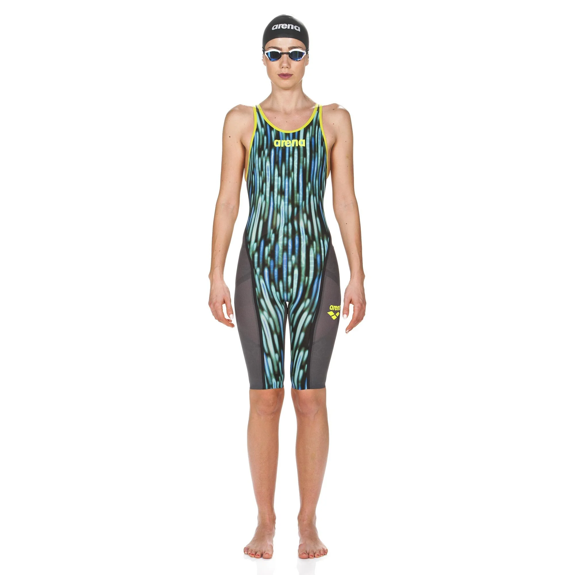 Combinaison De Natation Femme Arena Carbon Ultra Edition 2018 Dos Ouvert Blue Drops Fluo/ Yellow 8 Combinaison De Natation Femme Arena Carbon Ultra Edition 2018 Dos Ouvert Blue Drops Fluo/ Yellow – Image 6