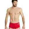 Short De Bain Taille Basse Arena Homme Team Uni Rouge -Combinaisons Hommes Mrillots Oe Bain soldes 004775 450 mens team swim low waist short solid 001 o