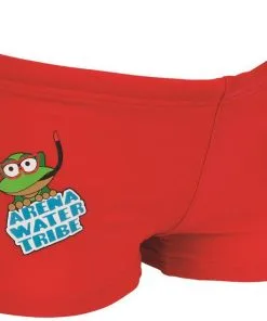 Maillot De Bain Arena Junior Garçon Tribe Kid Shiny Red