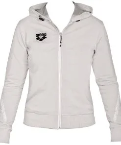 Veste à Capuche Zippée Arena TL Women Hooded Jacket White