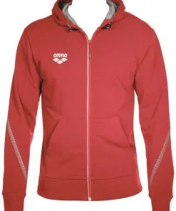 Veste à Capuche Zippée Arena TL Hooded Jacket Red