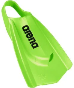 Palmes Courtes De Natation Silicone Arena Powerfin Pro Acid Lime