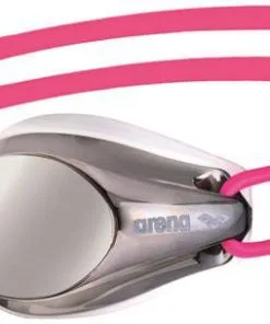 Lunettes De Compétition Natation Arena Tracks Junior Mirror Fuchsia