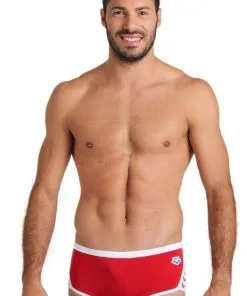 Maillot De Bain Arena Homme Arena ICONS Red White
