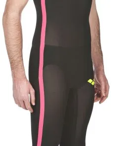 Combinaison De Natation Eau Libre Homme Arena Powerskin R-Evo+ Open Water Dos Fermé Black / Fluo Yellow -Combinaisons Hommes Mrillots Oe Bain soldes 27912503 004