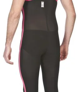 Combinaison De Natation Eau Libre Homme Arena Powerskin R-Evo+ Open Water Dos Fermé Black / Fluo Yellow -Combinaisons Hommes Mrillots Oe Bain soldes 27912503 005