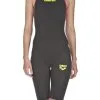Combinaison De Natation Femme Arena Carbon Flex Vx Dos Ouvert Dark Grey / Fluo Red