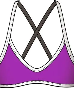 Haut De Maillot De Bain Femme Diana Twin Brassière Violet -Combinaisons Hommes Mrillots Oe Bain soldes 3104010804