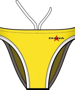 Bas De Maillot De Bain Femme Diana Twin Slip Jaune -Combinaisons Hommes Mrillots Oe Bain soldes 3124005806