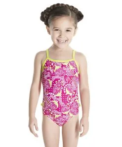 Maillot De Bain Speedo Enfant Fille Starfizz Frill Rose 972B845