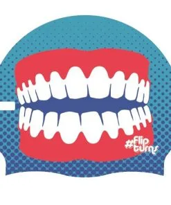 Bonnet Silicone De Natation Speedo Flipturns Teeth Blue