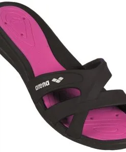 Sandales De Natation Arena Femme Athena Hook Black / Fuschia