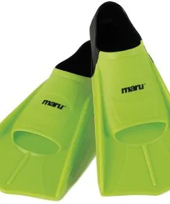 Palmes De Natation Maru Neon Lime Black