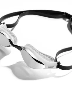 Lunettes De Compétition Natation Arena Air Speed Mirror White-Silver -Combinaisons Hommes Mrillots Oe Bain soldes arena airspeed mirror schwimmbrille silver white1920x1920 1