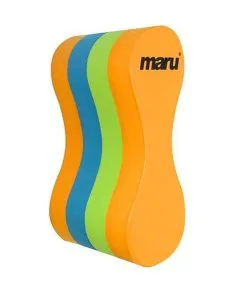 Pull Buoy Maru Junior Tricolor Orange/Blue/Lime