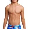 Maillot De Bain Funky Trunks Garçon Trunks - Battle Blue -Combinaisons Hommes Mrillots Oe Bain soldes battle bleu boys