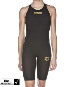 Combinaison De Natation Femme Arena Carbon Flex Vx Dos Fermé Dark Grey / Black