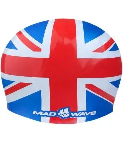 Bonnet Silicone De Natation Madwave England -Combinaisons Hommes Mrillots Oe Bain soldes cote 2