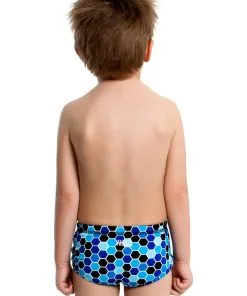 Maillot De Bain Funky Trunks Enfant Garçon Kelvar Coating Bleu -Combinaisons Hommes Mrillots Oe Bain soldes fb01t kevlar coating 00 7 0