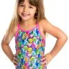 Maillot De Bain Funkita Enfant Fille Bang Bang Budgie Multicolore -Combinaisons Hommes Mrillots Oe Bain soldes fg01t bang bang budgie 029