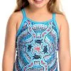 Maillot De Bain Funkita Enfant Fille Barnamboo Bleu -Combinaisons Hommes Mrillots Oe Bain soldes fg01t barnamboo 002