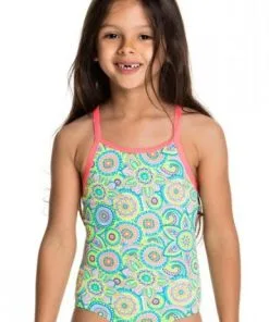 Maillot De Bain Funkita Enfant Fille Petal Party Multicolore