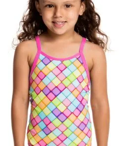 Maillot De Bain Funkita Enfant Fille Powder Puff Multicolore