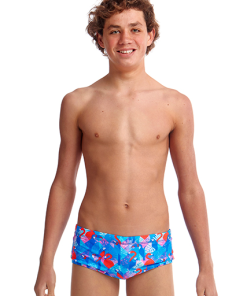 Maillot De Bain Funky Trunks Garçon Flaming Vegas Bleu