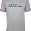 FraNat Tee Shirt Natation France Natation Mustang Gris Chiné