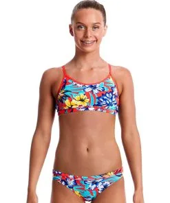 Maillot De Bain Funkita 2 Pièces Fille Aloha From Hawaii Orange