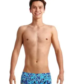 Maillot De Bain Funky Trunks Garçon Blue Bird Bleu