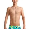 Maillot De Bain Funky Trunks Garçon Sand Storm Bleu -Combinaisons Hommes Mrillots Oe Bain soldes ft32b sand storm 0785