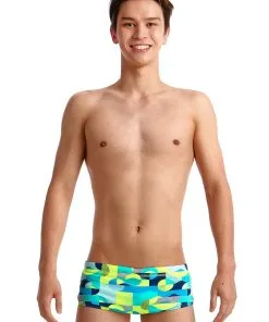 Maillot De Bain Funky Trunks Garçon Sand Storm Bleu