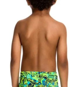 Maillot De Bain Funky Trunks Enfant Garçon Petrol Pants Vert -Combinaisons Hommes Mrillots Oe Bain soldes ft32t patrol pants 19