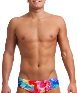 Maillot De Bain Funky Trunks Homme Brief Messy Monet