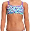 Maillot De Bain Funkita 2 Pièces Fille Mint Strips Violet -Combinaisons Hommes Mrillots Oe Bain soldes funkita criss cross zweiteiliger bikini m dchen mint strips1920x1920 1