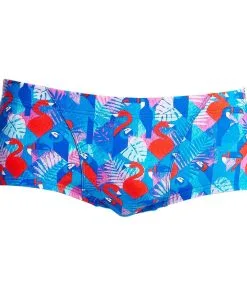 Maillot De Bain Funky Trunks Garçon Flaming Vegas Bleu -Combinaisons Hommes Mrillots Oe Bain soldes funky trunks classic 2 0