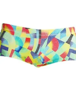 Maillot De Bain Funky Trunks Garçon Point Break Vert -Combinaisons Hommes Mrillots Oe Bain soldes funky trunks plain front 4 0