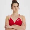 Haut Maillot De Bain Femme Arena Team Uni Rouge