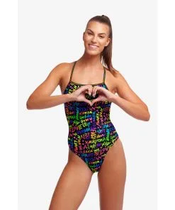 Maillot De Bain Funkita Femme Strapped In - Love Funky -Combinaisons Hommes Mrillots Oe Bain soldes ladies love funky f2
