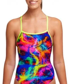Maillot De Bain Funkita Femme Strapped In - Solar Flares