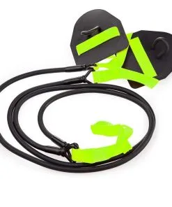 Matériel D'entraînement, Musculation Hors De L'eau Madwave Elastiques Avec Plaquettes Verte