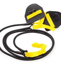 Matériel D'entraînement, Musculation Hors De L'eau Madwave Elastiques Avec Plaquettes Jaune