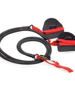 Matériel D'entraînement, Musculation Hors De L'eau Madwave Elastiques Avec Plaquettes Rouge