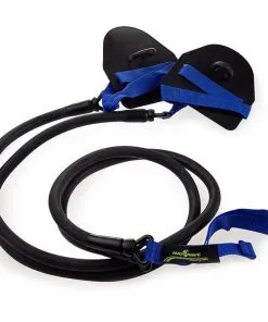 Matériel D'entraînement, Musculation Hors De L'eau Madwave Elastiques Avec Plaquettes Bleu