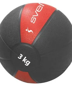 Renforcement Musculaire Sveltus Medecine Ball 3 KG Rouge