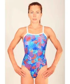 Maillot De Bain De Natation Femme Mako Nereid Coral Blue